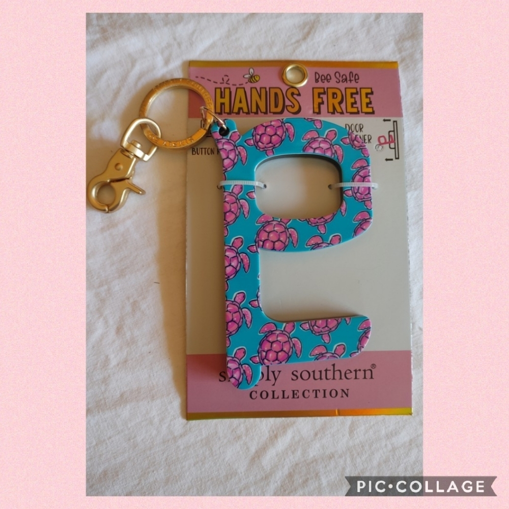 Touch Less door opener key chain large